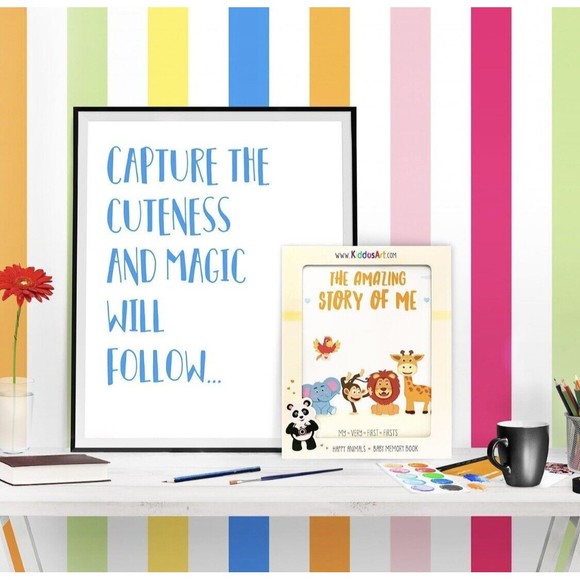 Amazing Story Of Me Baby Memory Book. Keepsake Journal Scrapbook Photo Album New - Picture 9 of 9